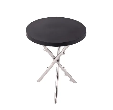 Bamboo Table Silver