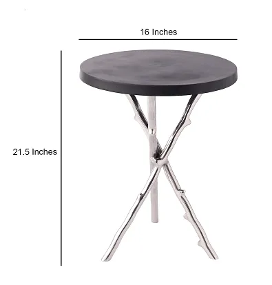 Bamboo Table Silver