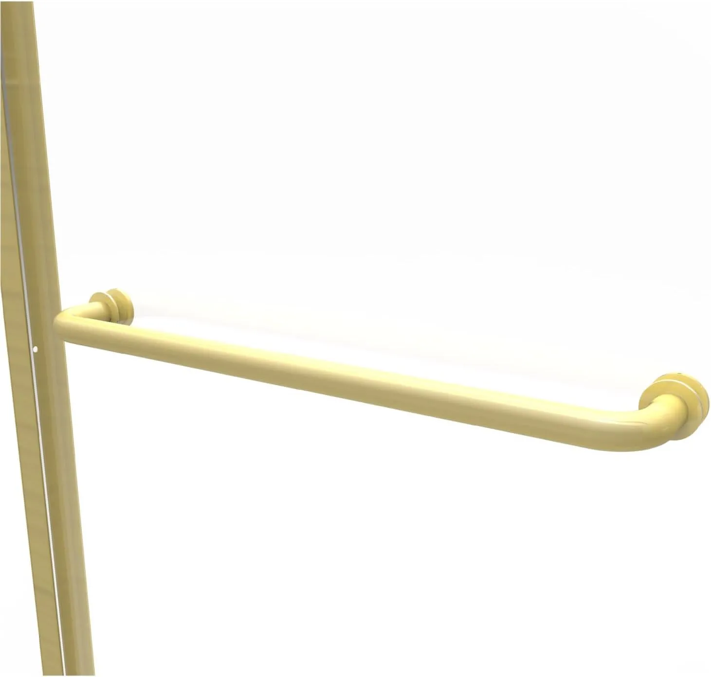 Basco Infinity Semi-Frameless Sliding Shower Door, Fits 54.5-58.5 inch Opening, Clear Glass, Brushed Nickel Finish
