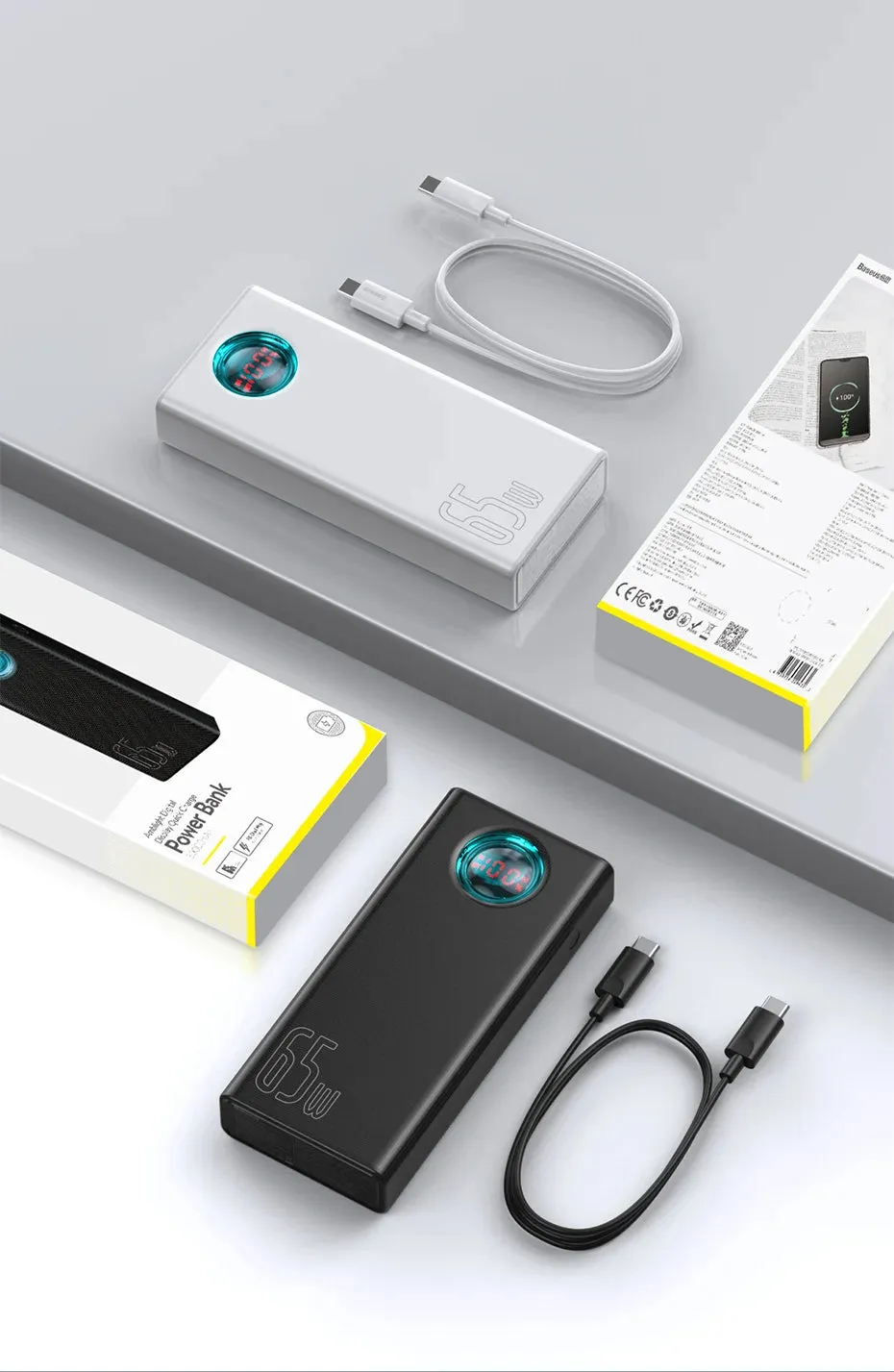 BASEUS 65W 30000mAh Fast Charging Portable Power Bank