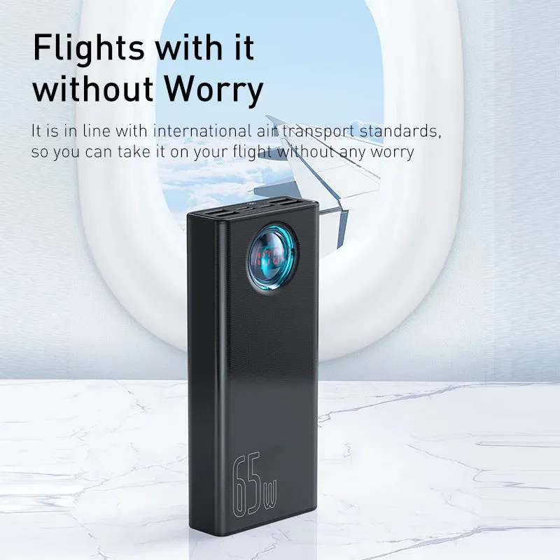 BASEUS 65W 30000mAh Fast Charging Portable Power Bank