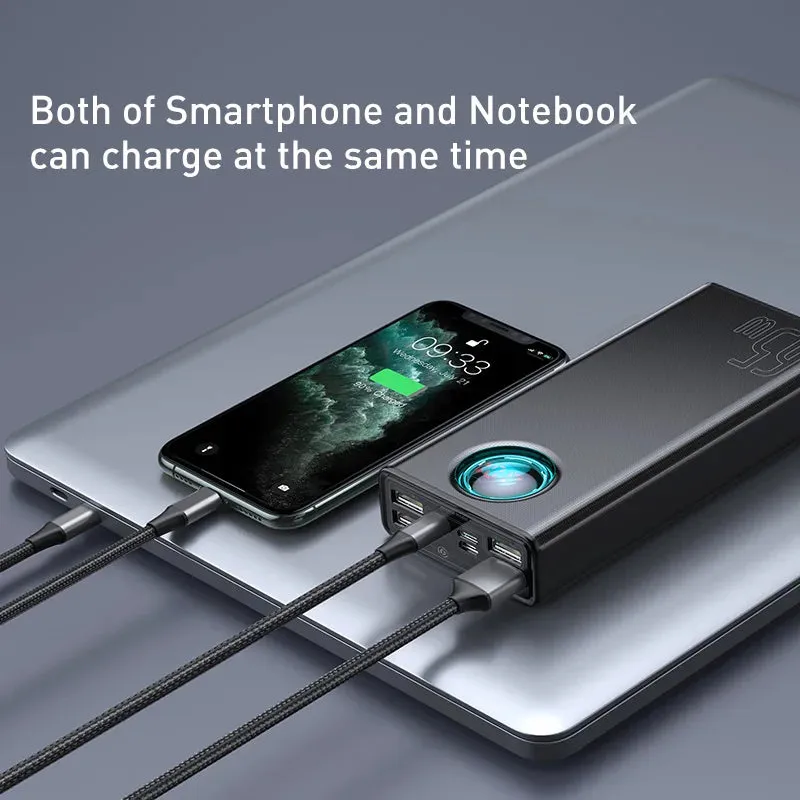 BASEUS 65W 30000mAh Fast Charging Portable Power Bank