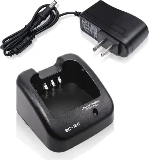 BC-160 Rapid Charger Compatible for BP-232 Battery Icom Portable Radio IC-A14 IC-F15 IC-F3011 IC-F4011 IC-F3161 F14 F24 F3011 F4011