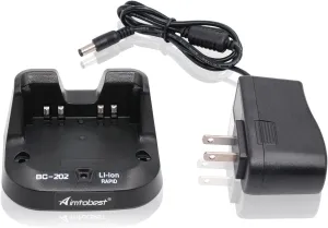 BC-202 Rapid Charger Compatible for ICOM ID-31 ID-31A ID-31E ID-51 ID-51A ID-51E ID-52 ID-52A ID-52E IC-705 IP-100H IP-503H IP-501H Radio BP-271 BP-272 BP-307 Battery