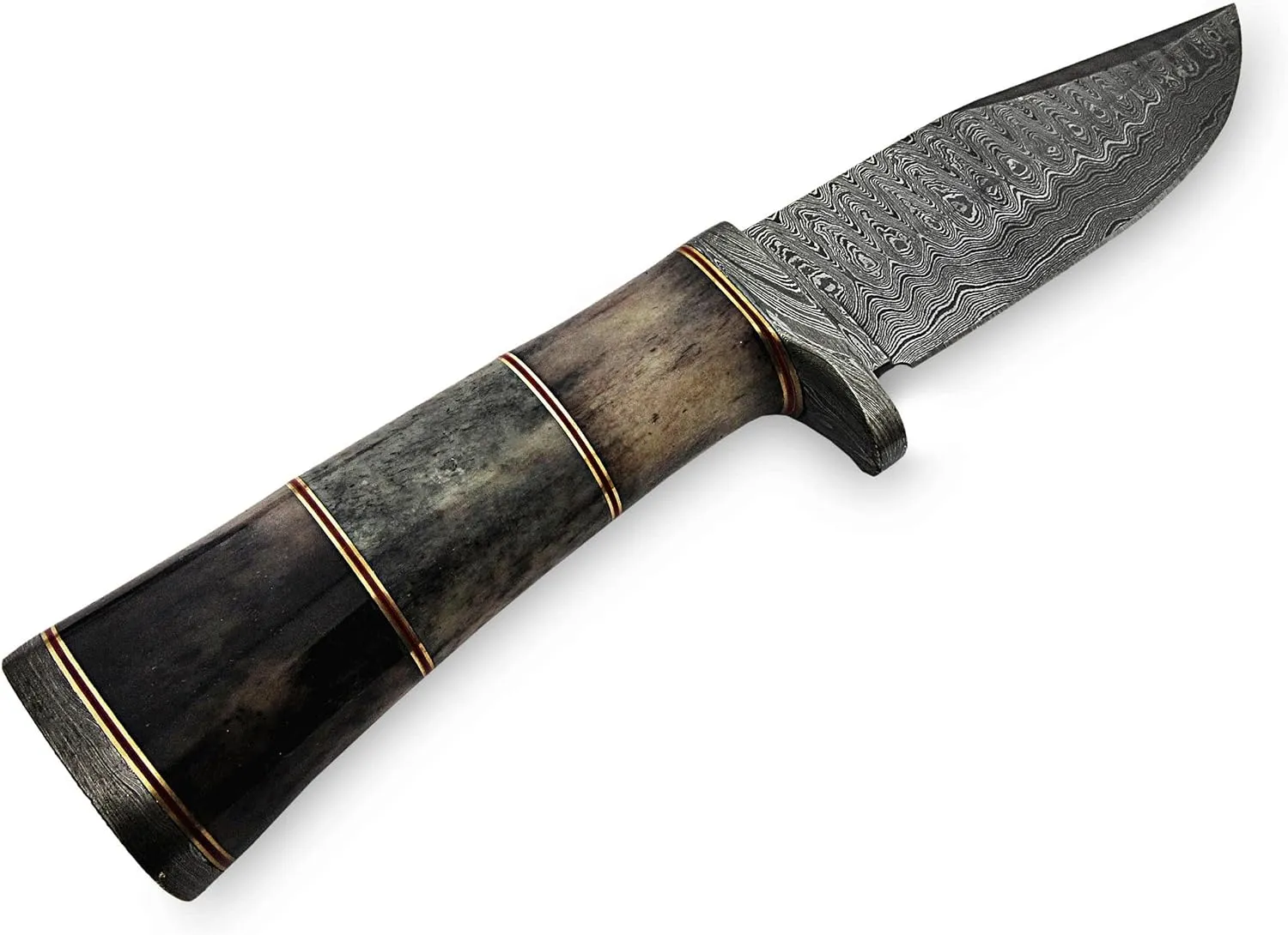 BC-307 Limited Edition - Custom Handmade Damascus Steel knife -Coloured Bone Handle