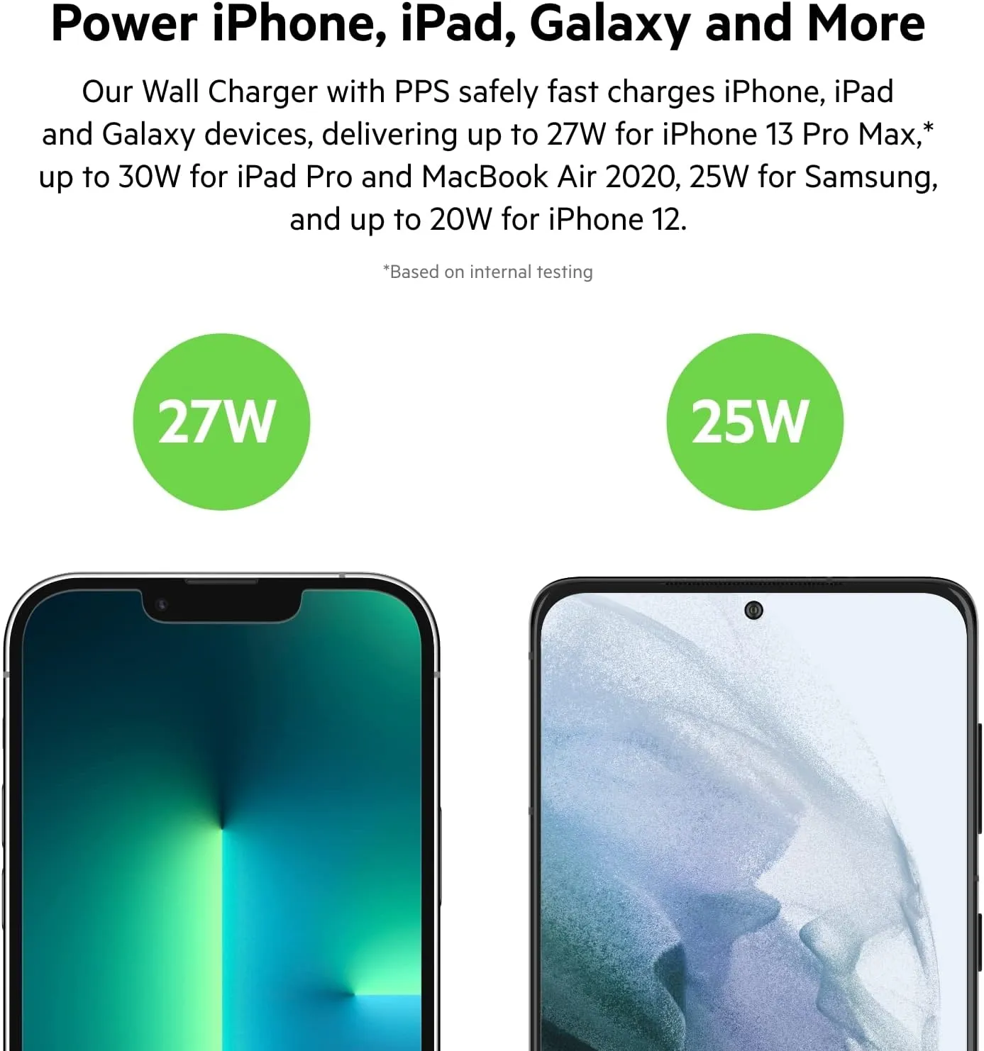 Belkin 30W USB-C Wall Charger, USB-C Power Delivery, PPS Fast Charging for iPhone 16, 16 Plus, 16 Pro, 16 Pro Max, iPhone 15, 15 Pro, Galaxy S25, iPad, AirPods, Nintendo Switch 2 & More - White