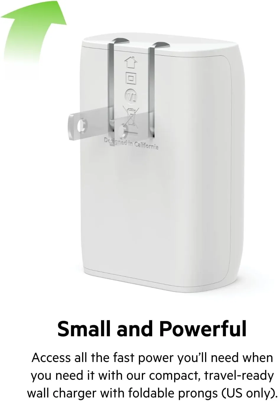 Belkin 30W USB-C Wall Charger, USB-C Power Delivery, PPS Fast Charging for iPhone 16, 16 Plus, 16 Pro, 16 Pro Max, iPhone 15, 15 Pro, Galaxy S25, iPad, AirPods, Nintendo Switch 2 & More - White
