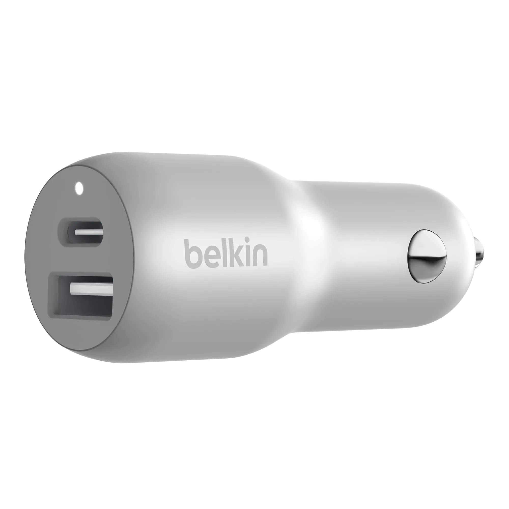 Belkin 37W Dual Port Fast Car Charger with 3.3ft USB-C Cable Included, USB-C 25W PPS Port and USB-A 12W Port for Galaxy S23, S23 , Ultra, Note20, iPhone 15, 14, 13, 12, 11, Pro, Max, Mini and More