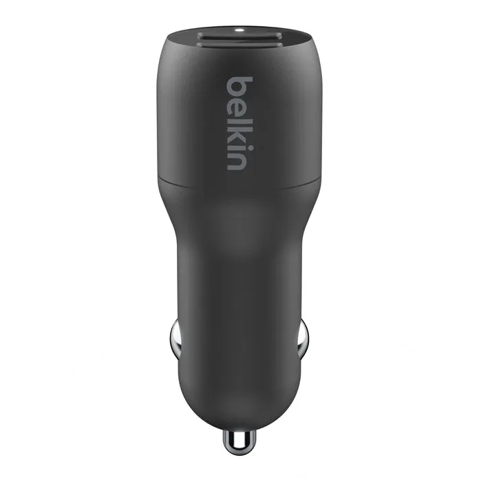 Belkin Dual USB-A Car Charger 24W