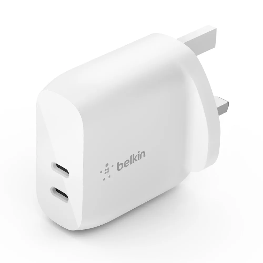Belkin Dual Usb-C Pd Wall Charger 40W