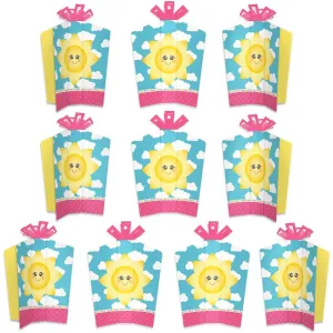 Big Dot of Happiness You Are My Sunshine - Table Decorations - Baby Shower or Birthday Party Fold & Flare Centerpieces - 10 Pieces