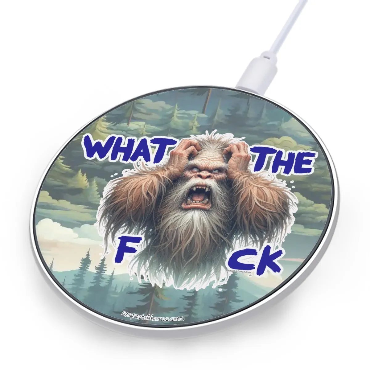 Bigfoot, Sasquatch "WTF", Wireless Charger