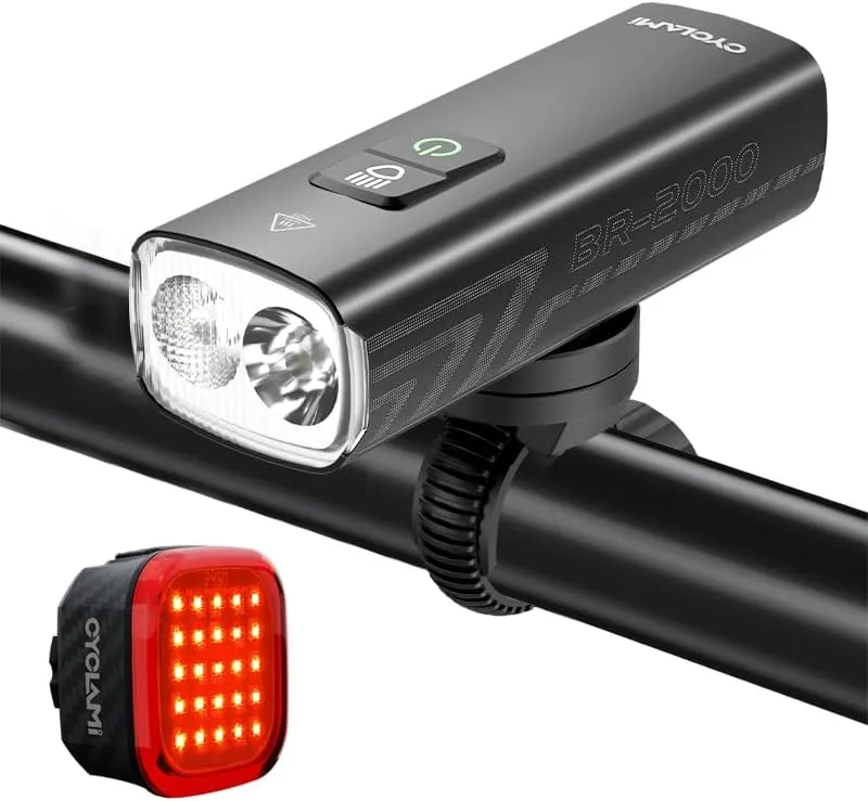 Bike Lights for Night Riding Portable Charger- Super Bright Bicycle Headlight