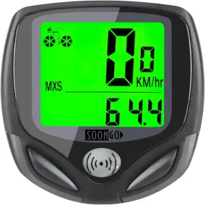 Bike Speedometer, Bicycle odometers,Bicycle Speedometer Wireless Cycle Bike Computer Waterproof Bike Odometer with LCD Display Speedometer Accurate Speed Tracking & Multi-Function