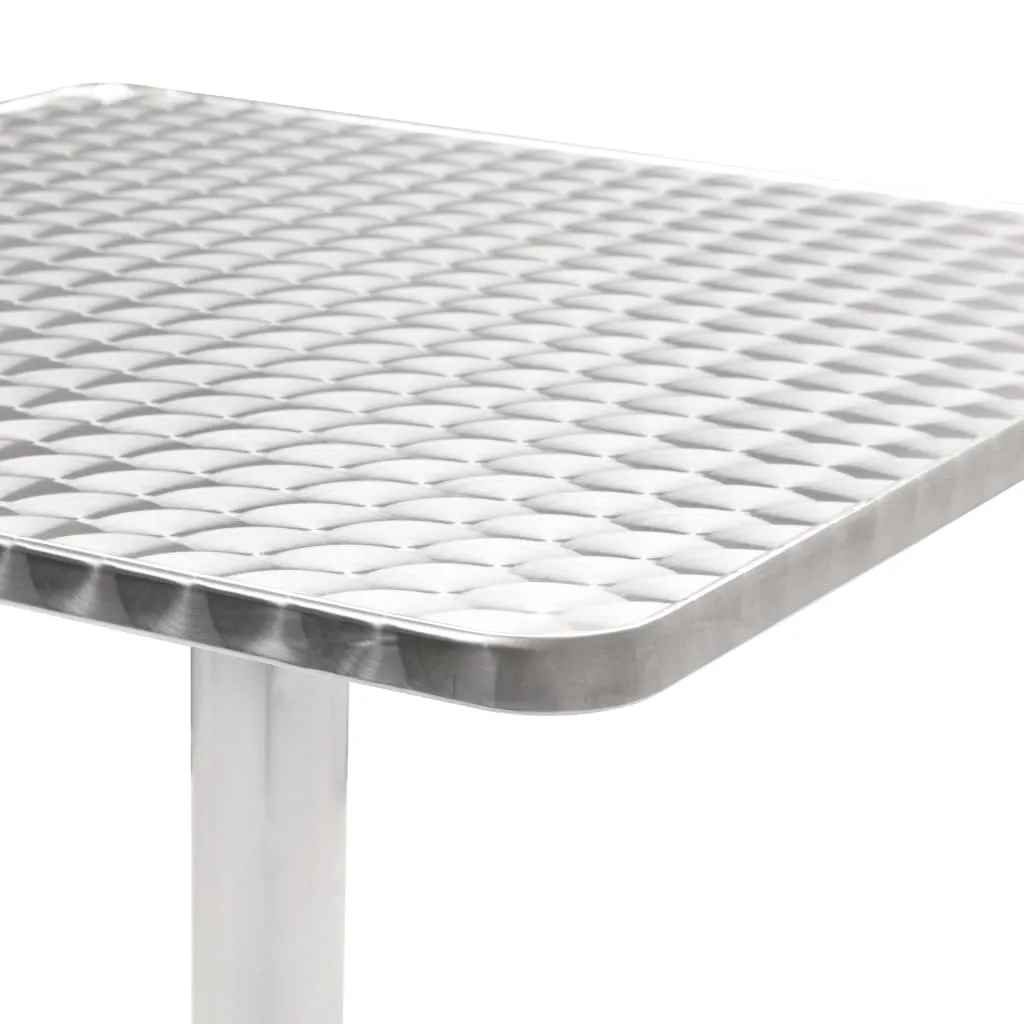Bistro Table Outdoor Side Table Garden Porch Deck Furniture Aluminum