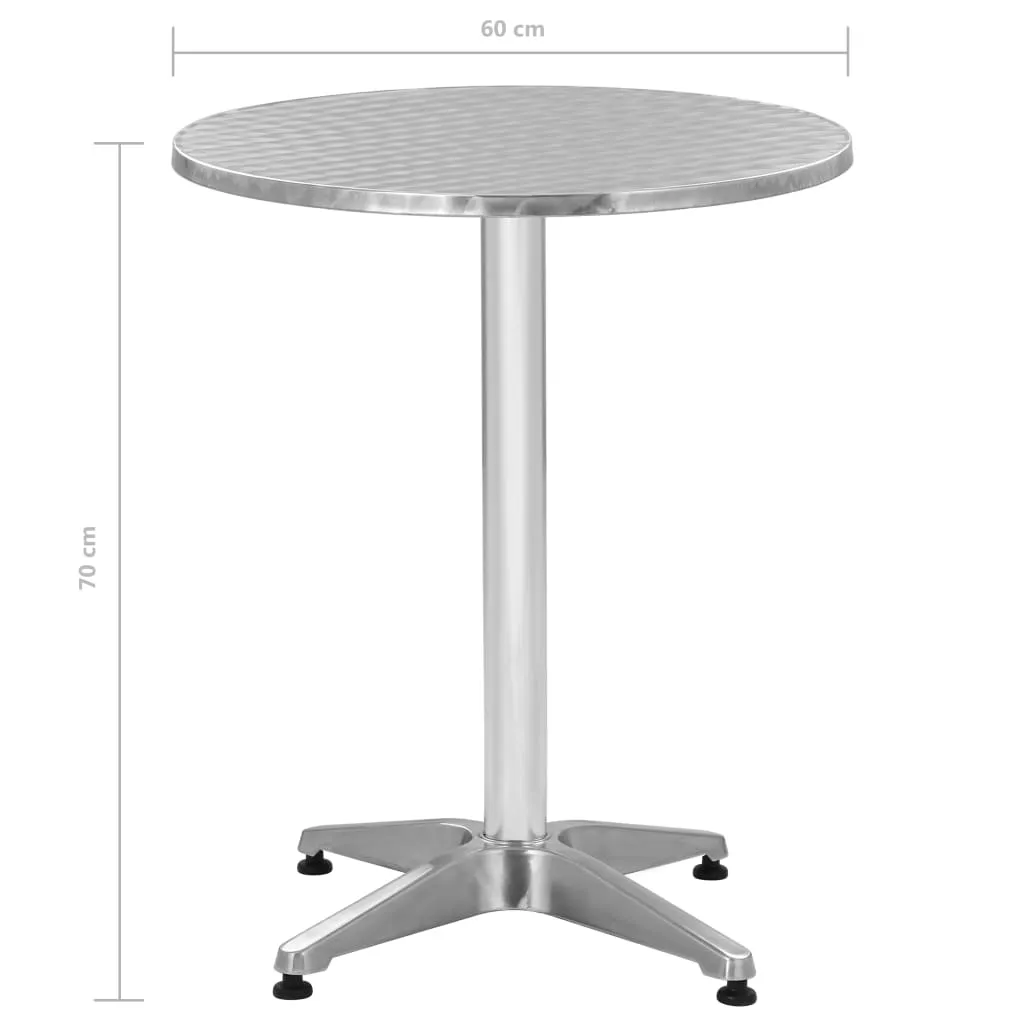 Bistro Table Outdoor Side Table Garden Porch Deck Furniture Aluminum