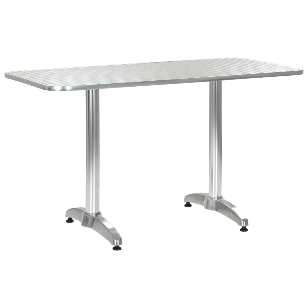 Bistro Table Outdoor Side Table Garden Porch Deck Furniture Aluminum