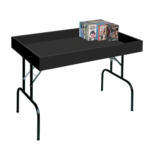 Black Folding Impulse Table - 5ft