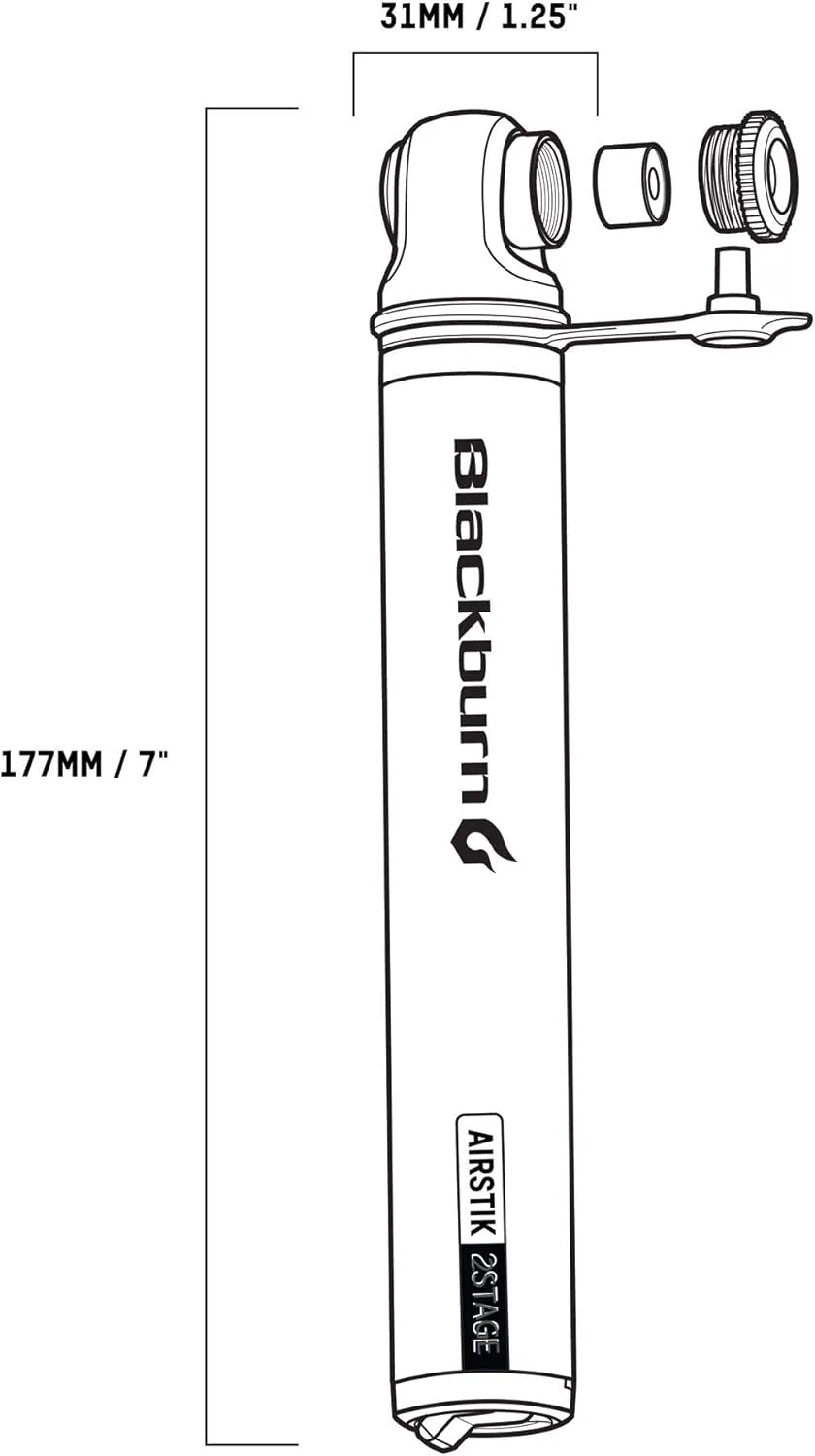 Blackburn Airstik 2Stage Bike Mini-Pump