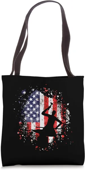 Blacksmith American Flag Vintage Proud Blacksmith Tote Bag