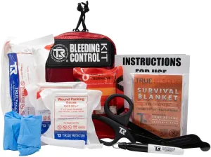 Bleeding Control Kit, Individual with Tourniquet Quality Trauma Kits for Stopping Bleeding. Choice Life Saving Tourniquet for Each Level of Bleeding Control. (Standard with SWAT-T)