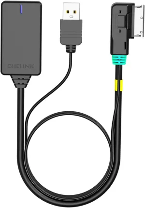 Bluetooth 5.0 Adapter Audio Receiver for Audi, AMI MMI MDI Bluetooth Car Kits Music Interface Cable for Audi MMI 2G 3G 3G  System VW Audi A5 8T A6 4F A8 4E Q7 7L
