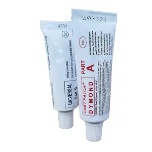 Bonstone Last Patch Dymond Stone Repair Adhesive for Granite, Marble, Travertine, Natural Stone (Exterior Grade, Uv Stable, Knife Grade) (2 oz. kit)