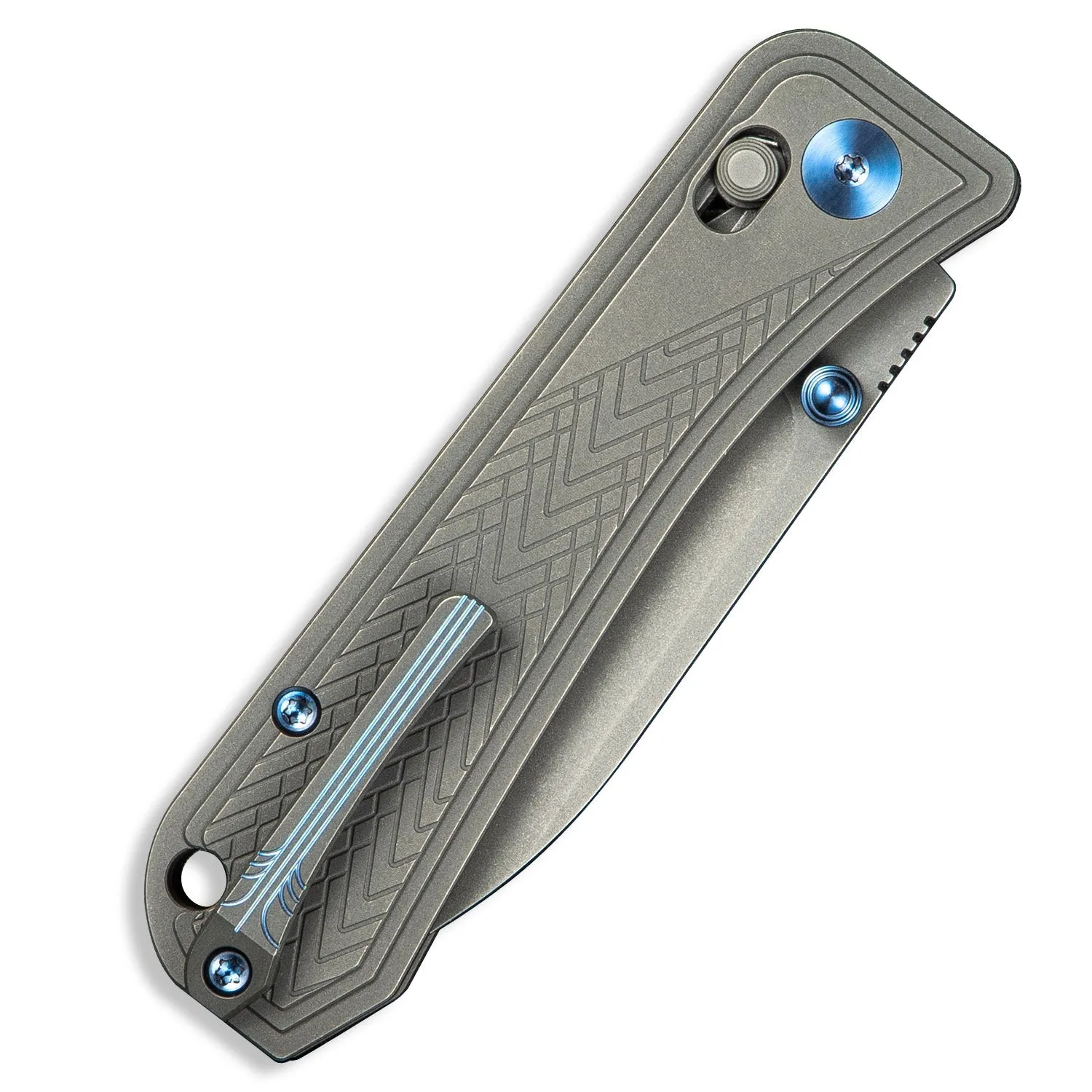 Bougie Banter Pocket Knife - Gray Titanium - S45VN