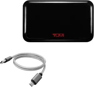 BoxWave Cable Compatible with Tumi Global Locator - Micro USB DuraCable, Braided Micro USB Charging Cable - Space Grey