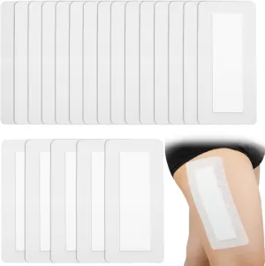 Breathable Knee Replacement Surgery Adhesive Island Wound Dressing Bordered Gauze Large Bandage Patches with Non-Stick Pad for Hip Surgery Abdominal Back Incision 4"x8"(Pack of 20)