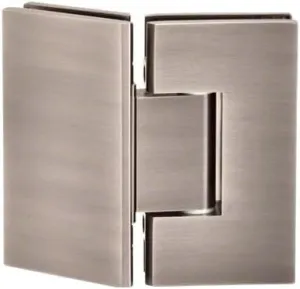 Brixwell H-M135GTGA-BP Adjustable Maxum Series Glass to Glass Mount Shower Door Hinge 135 Degree Brushed Pewter