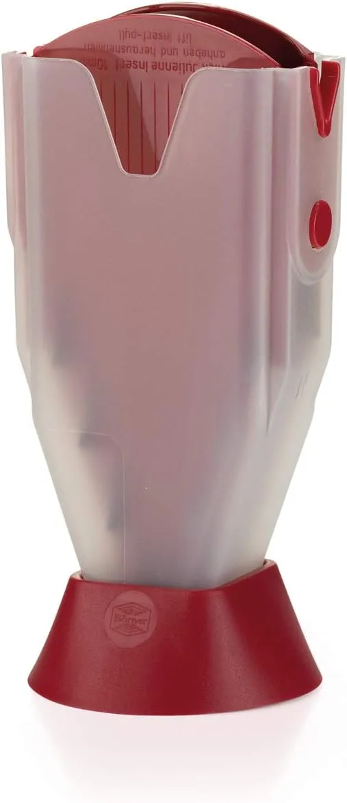 Brner Blade Insert Box for V1, V3 & V6 with Base Practical Storage for V-Slicer Inserts Red