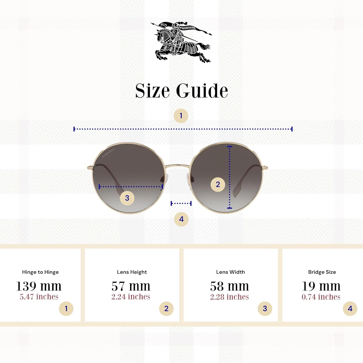 BURBERRY Pippa BE3132 Round Sunglasses for Women   BUNDLE With Designer iWear Eyewear Kit