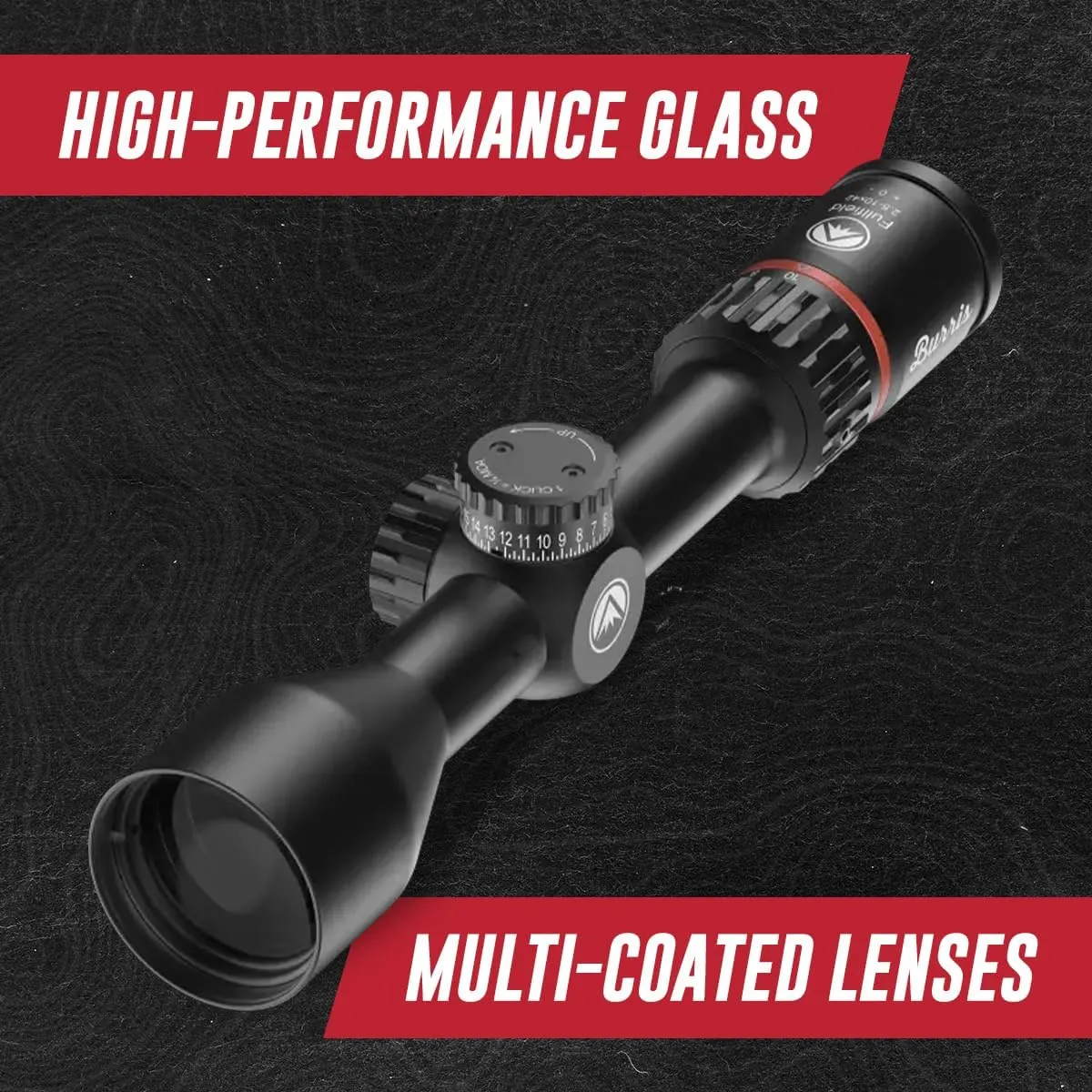 Burris Optics Fullfield 2.5-10x42mm Hunting RifleScopes, 1-inch Tube, Rear Focal Plane, Waterproof, Shockproof, Forever Warranty