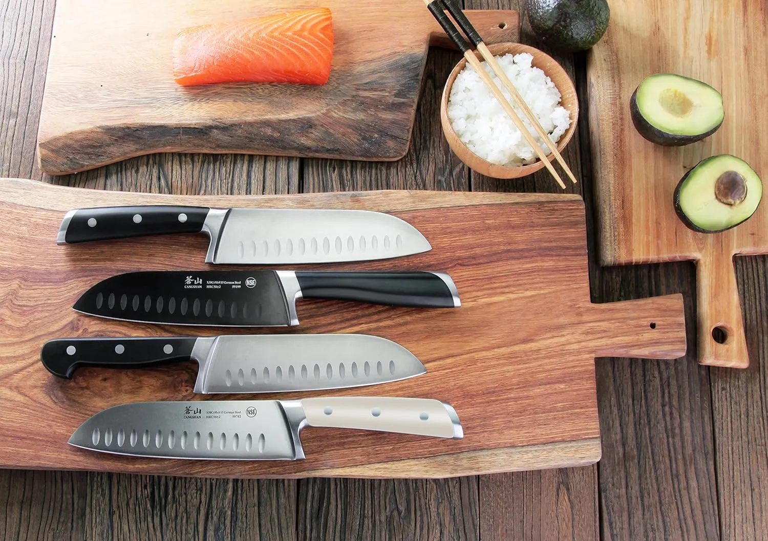 Cangshan V2 Series 59182 German Steel Forged Chef Knife, 9.5-Inch