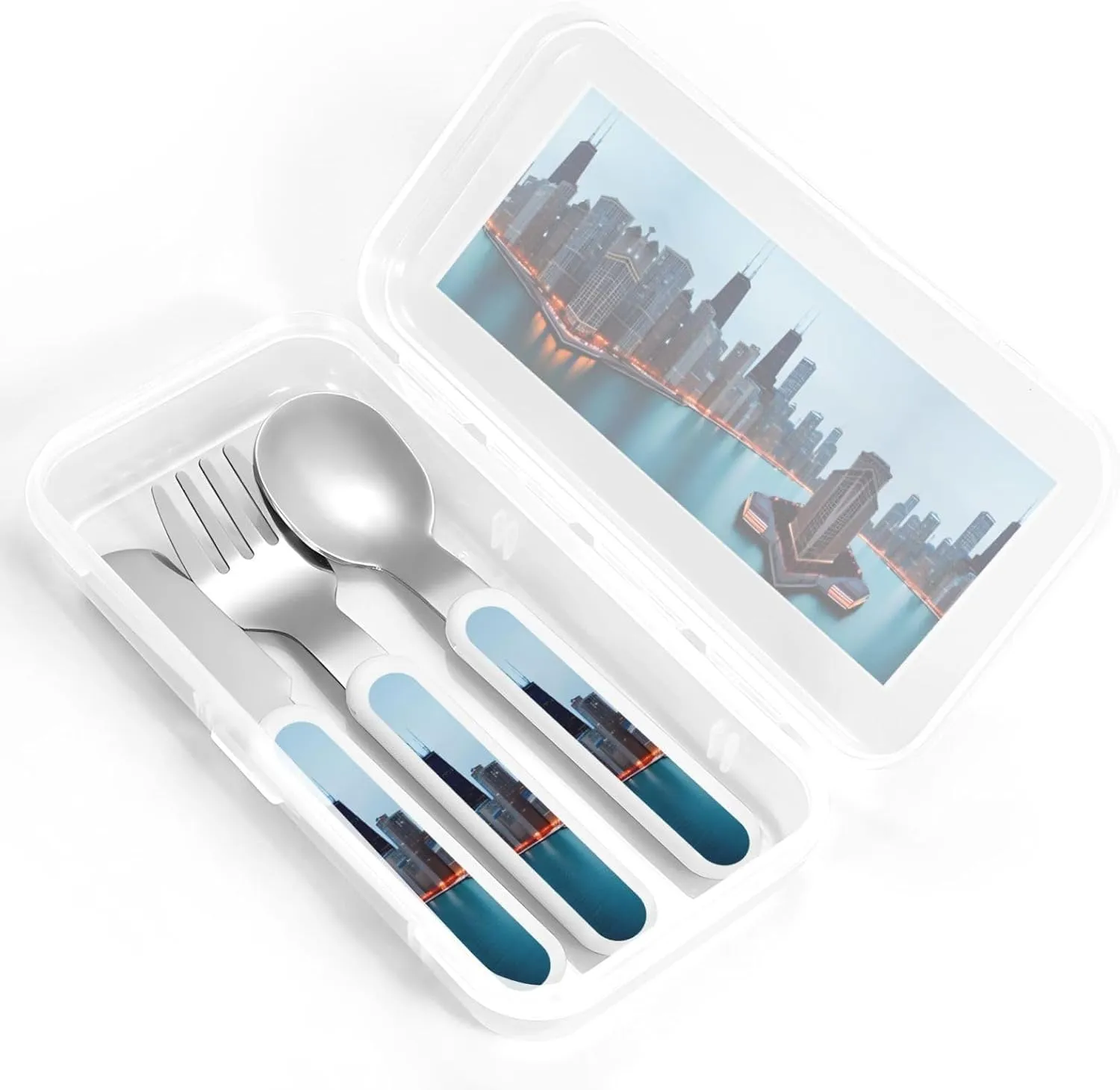 Chicago Flatware 3 Pieces Set For Dinners, Stainless Steel Cutlery, Forks, Dinner Knife, Dinner Spoon