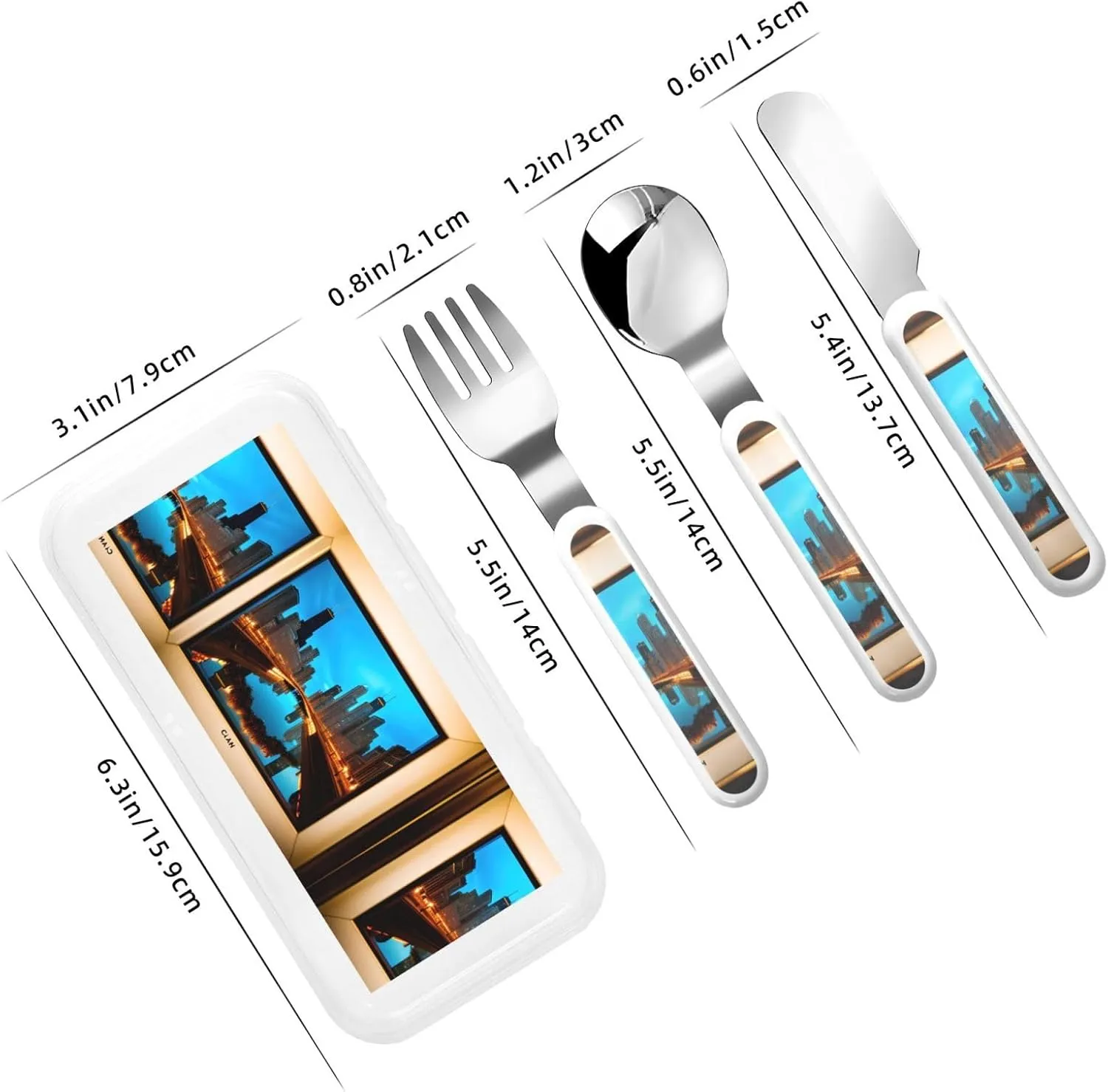 Chicago Reflected Flatware 3 Pieces Set For Dinners, Stainless Steel Cutlery, Forks, Dinner Knife, Dinner Spoon