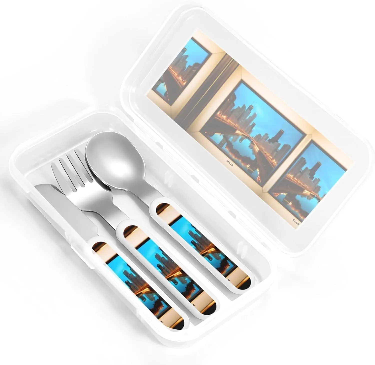 Chicago Reflected Flatware 3 Pieces Set For Dinners, Stainless Steel Cutlery, Forks, Dinner Knife, Dinner Spoon