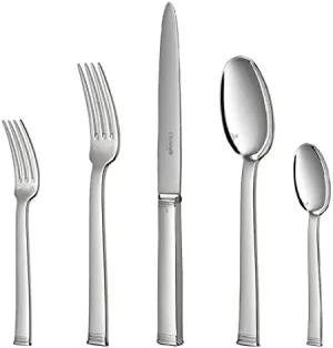 Christofle 00005185 Commodore Silver Plated Five-Piece Place Setting