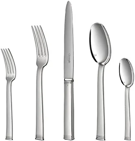 Christofle 00005185 Commodore Silver Plated Five-Piece Place Setting