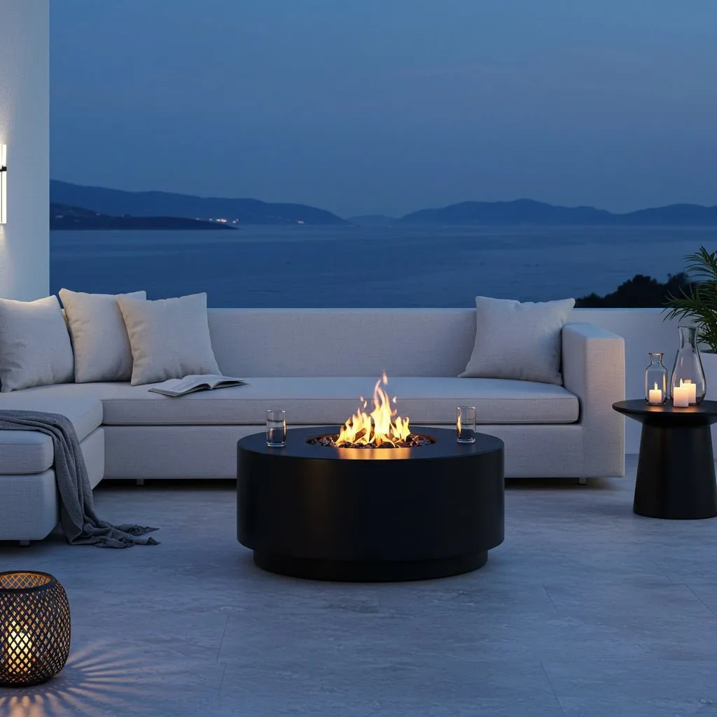 Circa Fire Pit Table TK - Aluminum