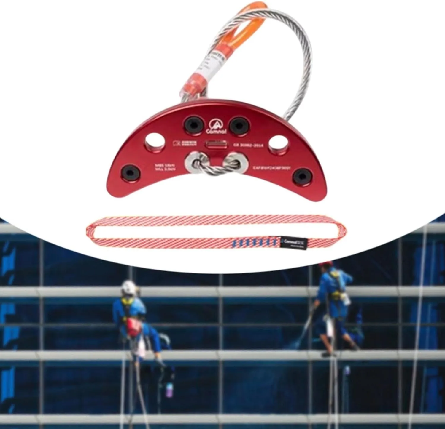 Climbing Bolt Hanger Climbing Anchor 15kN Stainless Steel Climbing Anchor Plate for Work Outdoor Sports Piton Hiking