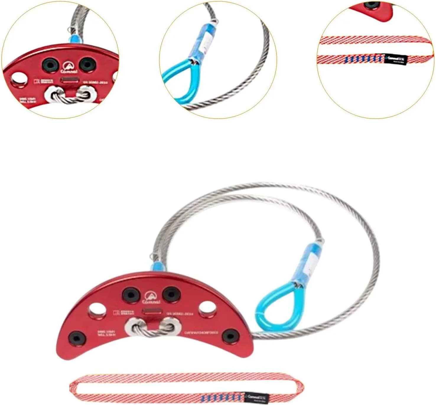 Climbing Bolt Hanger Stainless Steel Climbing Anchor Plate Climbing Anchor for Piton Hiking Engineering Camping Equipment