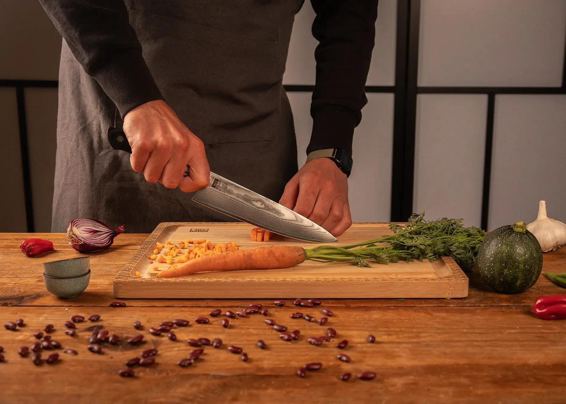 Complete 10-Piece Knife Set - Hashi Damas Collection