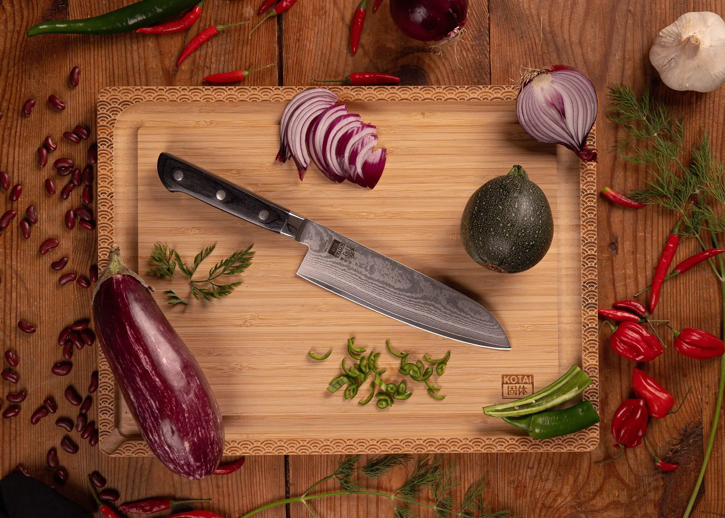 Complete 5-Piece Knife Set - Hashi Damas Collection