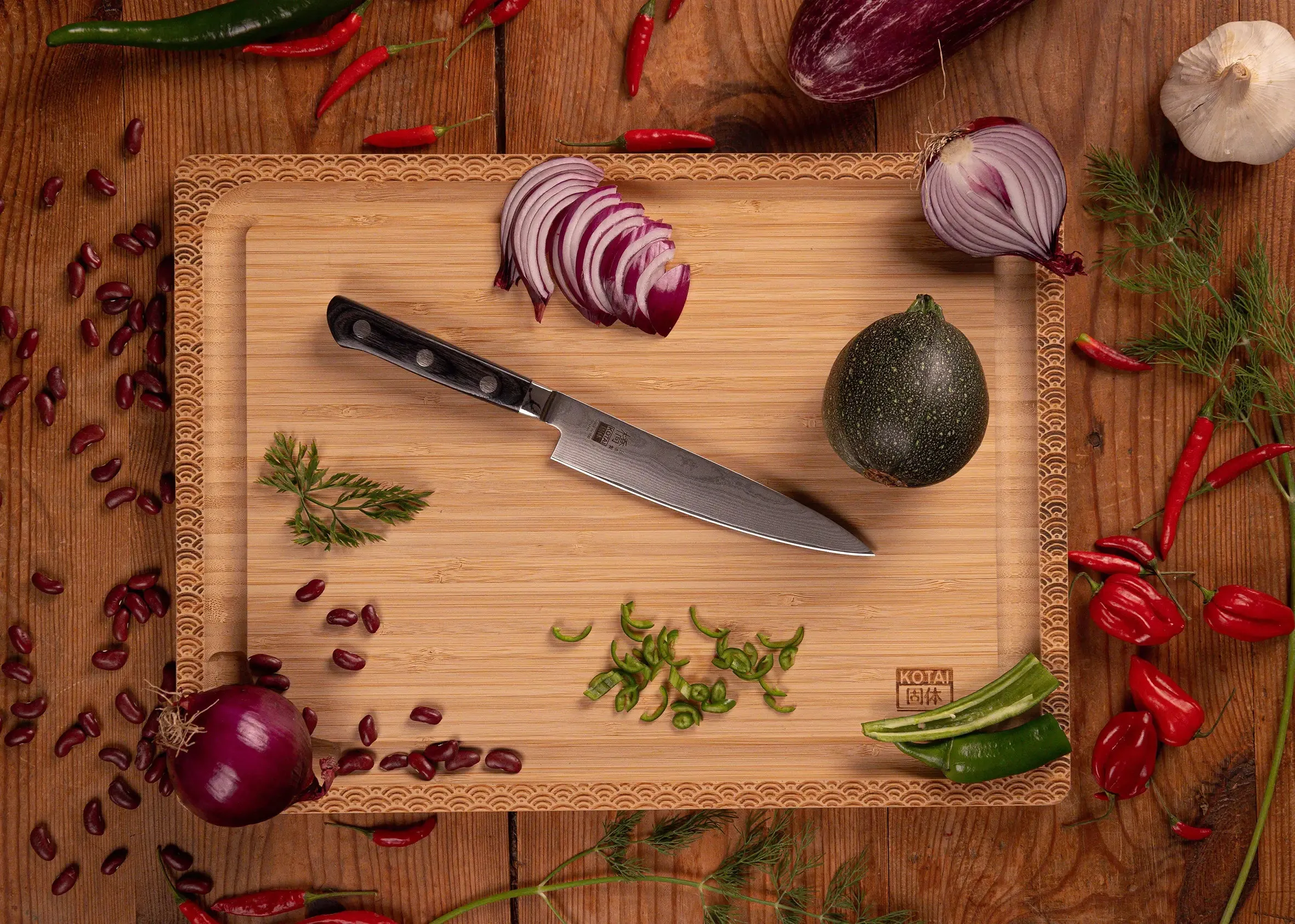 Complete 5-Piece Knife Set - Hashi Damas Collection