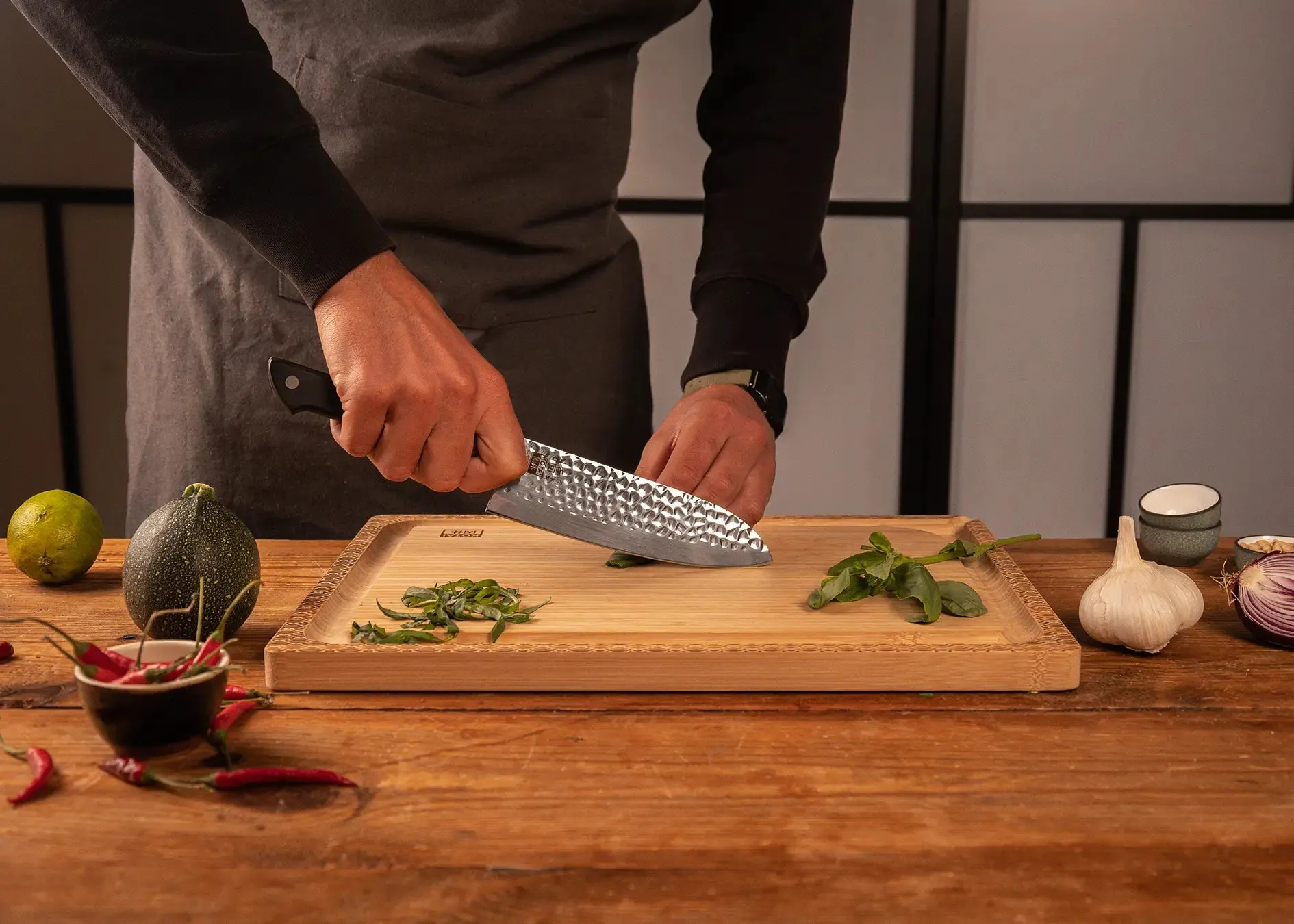 Complete 6-Piece Knife Set - Hashi Tsuchime Collection