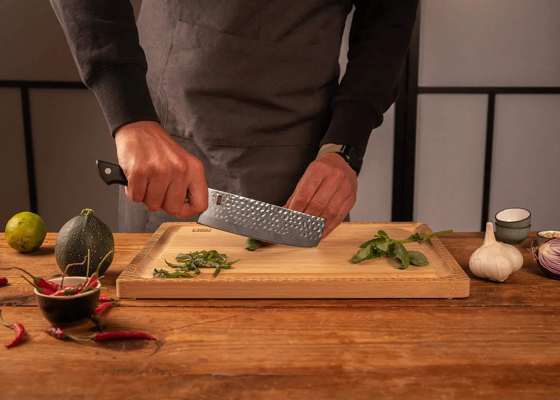 Complete 6-Piece Knife Set - Hashi Tsuchime Collection