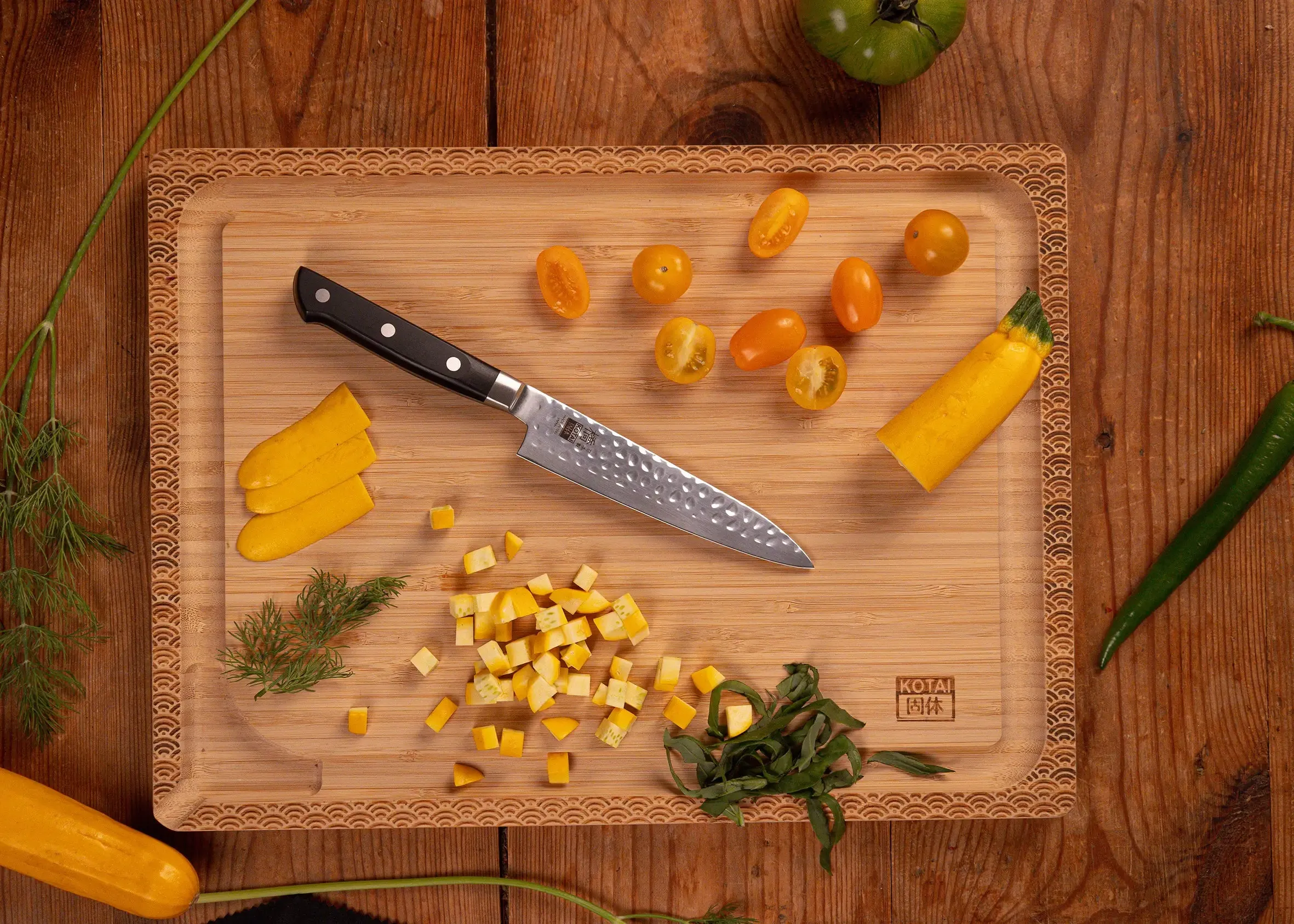 Complete 6-Piece Knife Set - Hashi Tsuchime Collection