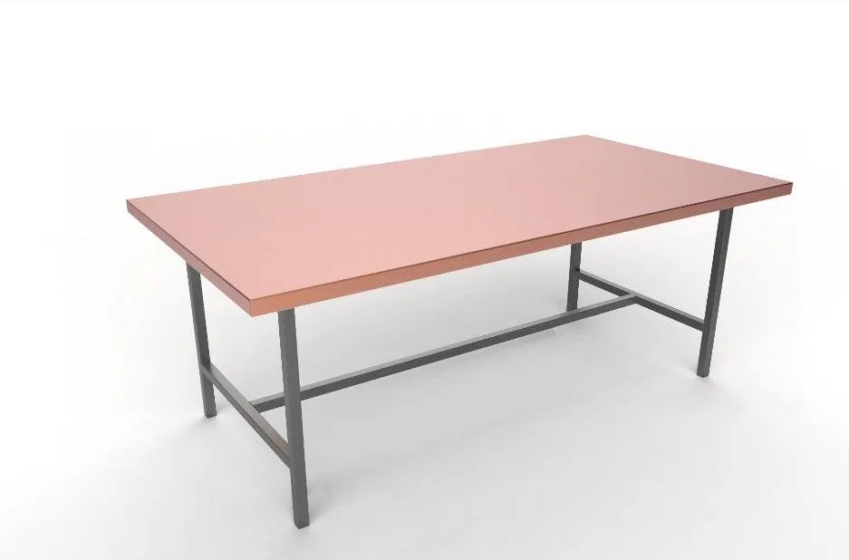 Copper Rectangular Table 93.5" x 47.3" (custom)